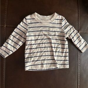 Okie dokie Striped Long Sleeve Kids Shirt